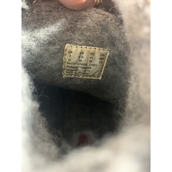 Clarks Originals Women's Maru Elsa Combat Boot Khaki Leather Shoe Size 9.5 - Picture 10 of 10